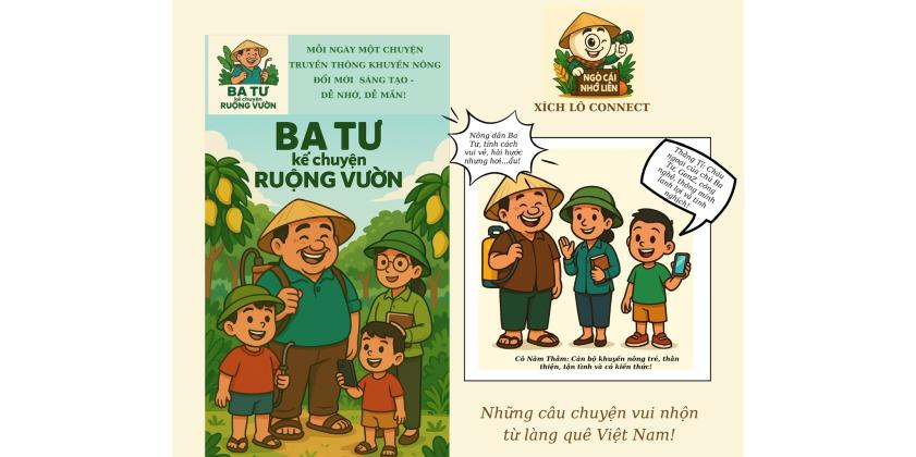 TRUYỆN TRANH XÍCH LÔ PHÓNG TÁC: BA TƯ QUÊN NĂM